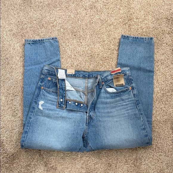 Levi's Denim - Levi's Women's Straight-Leg Jeans in Faded Blue